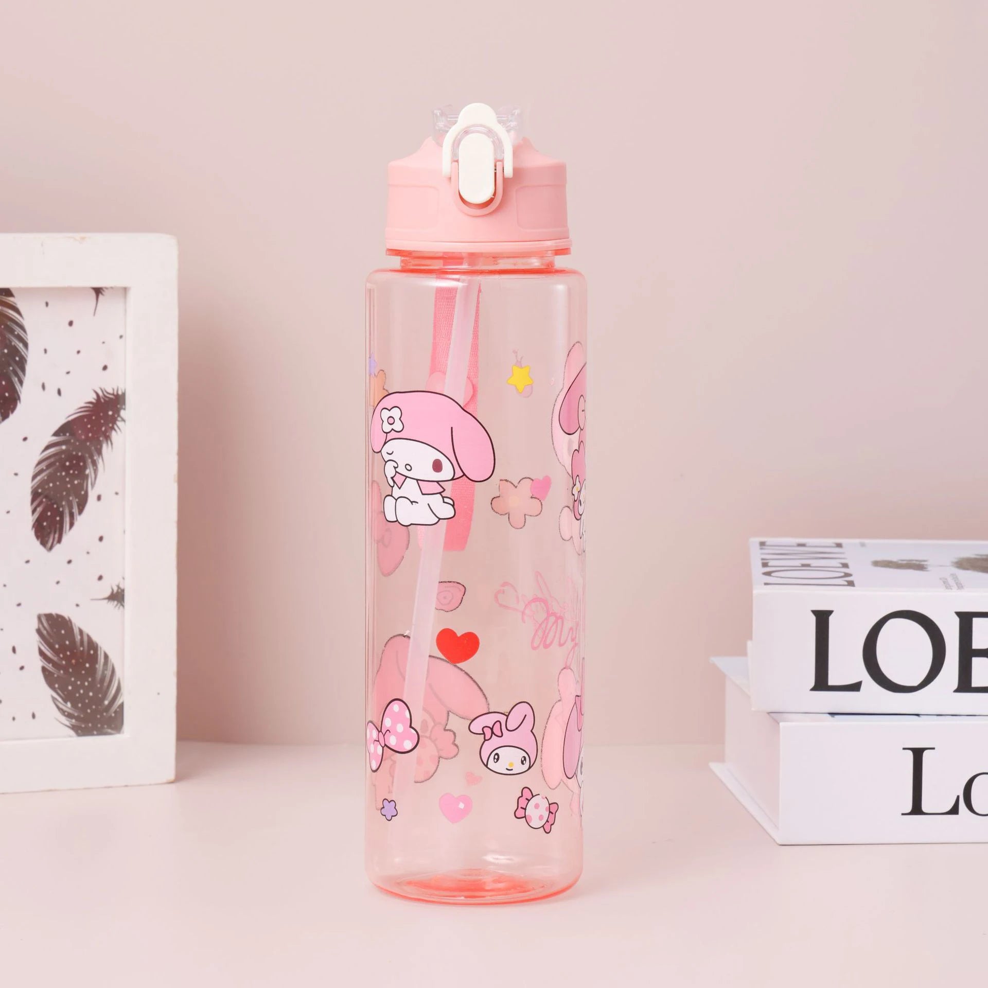 800ML Sanrio Large Capacity Water Bottle Kid.