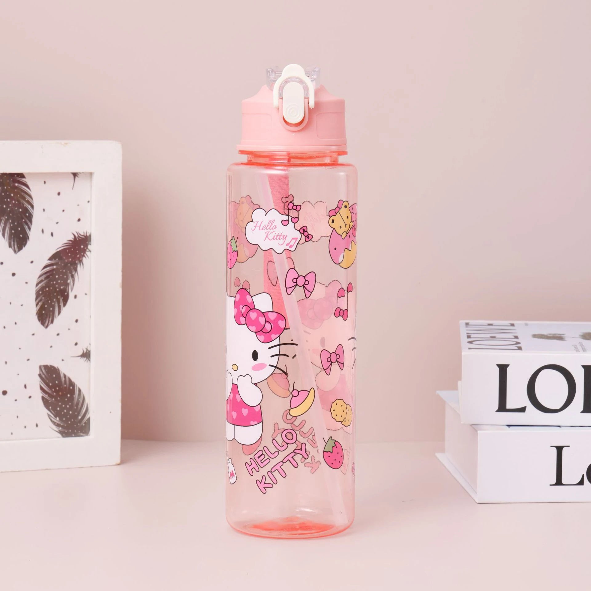 800ML Sanrio Large Capacity Water Bottle Kid.