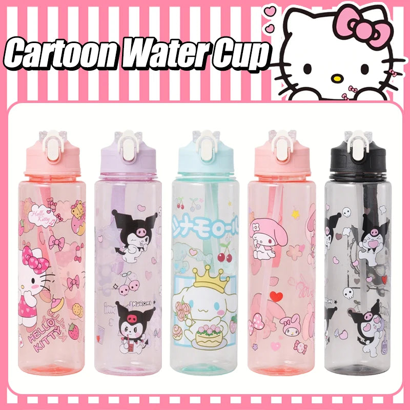 800ML Sanrio Large Capacity Water Bottle Kid.