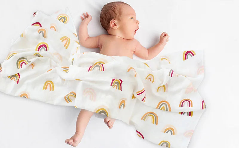 Muslin Swaddle Blanket Baby Bamboo Cotton 60X60 / 120X120