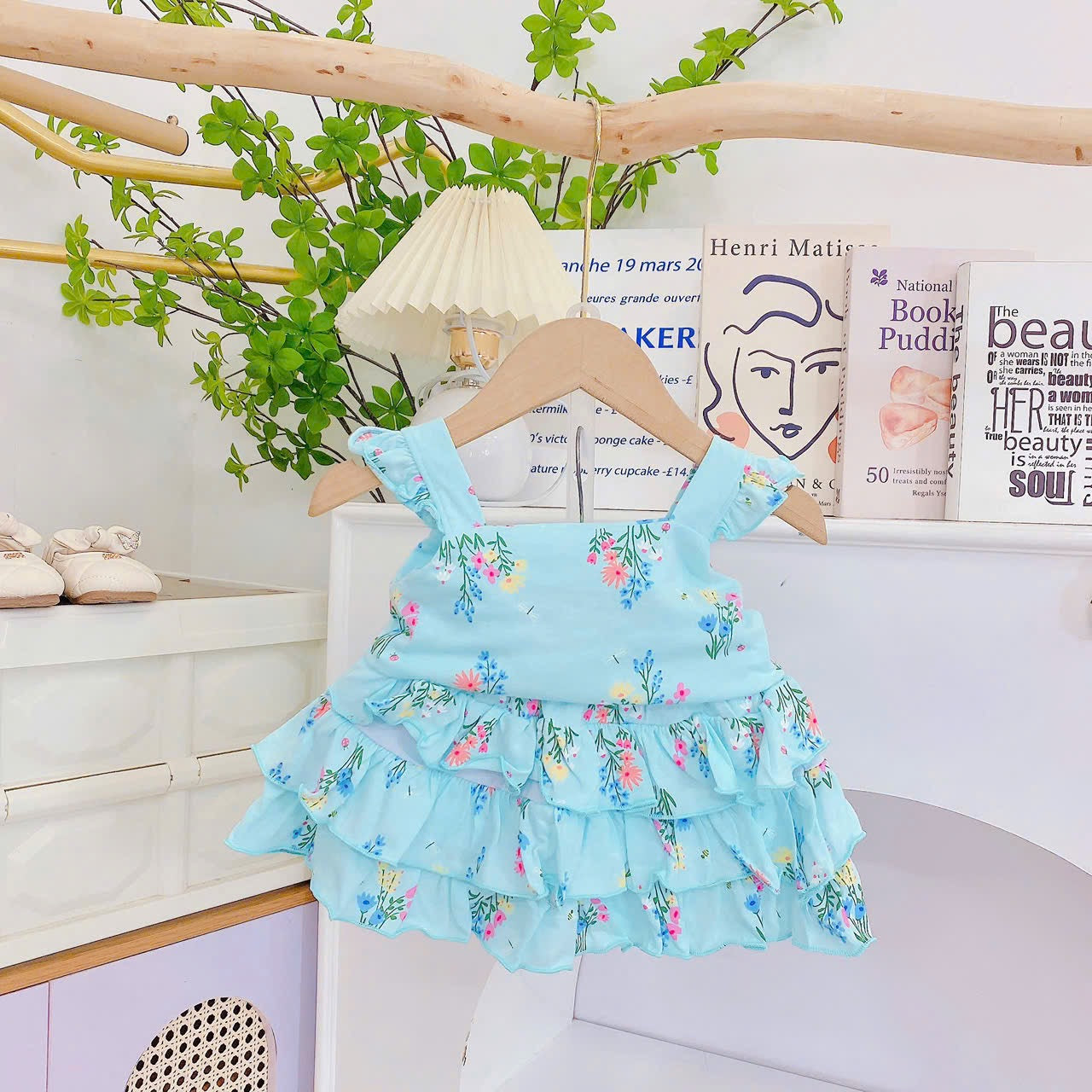 Sleeveless Ruffles Skort Sets