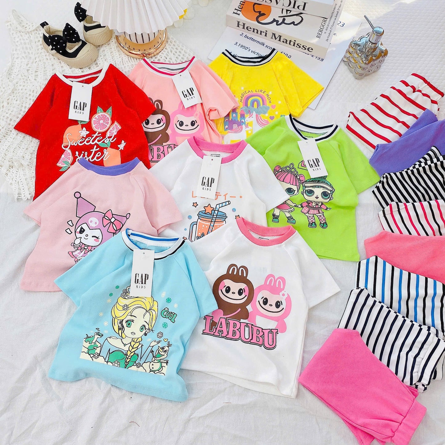 Girls Shortsleeves Pjs