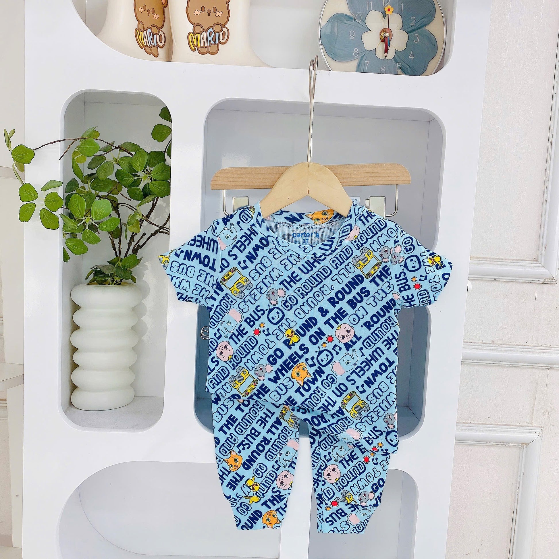 Short Sleeves Long Pants Pyjamas