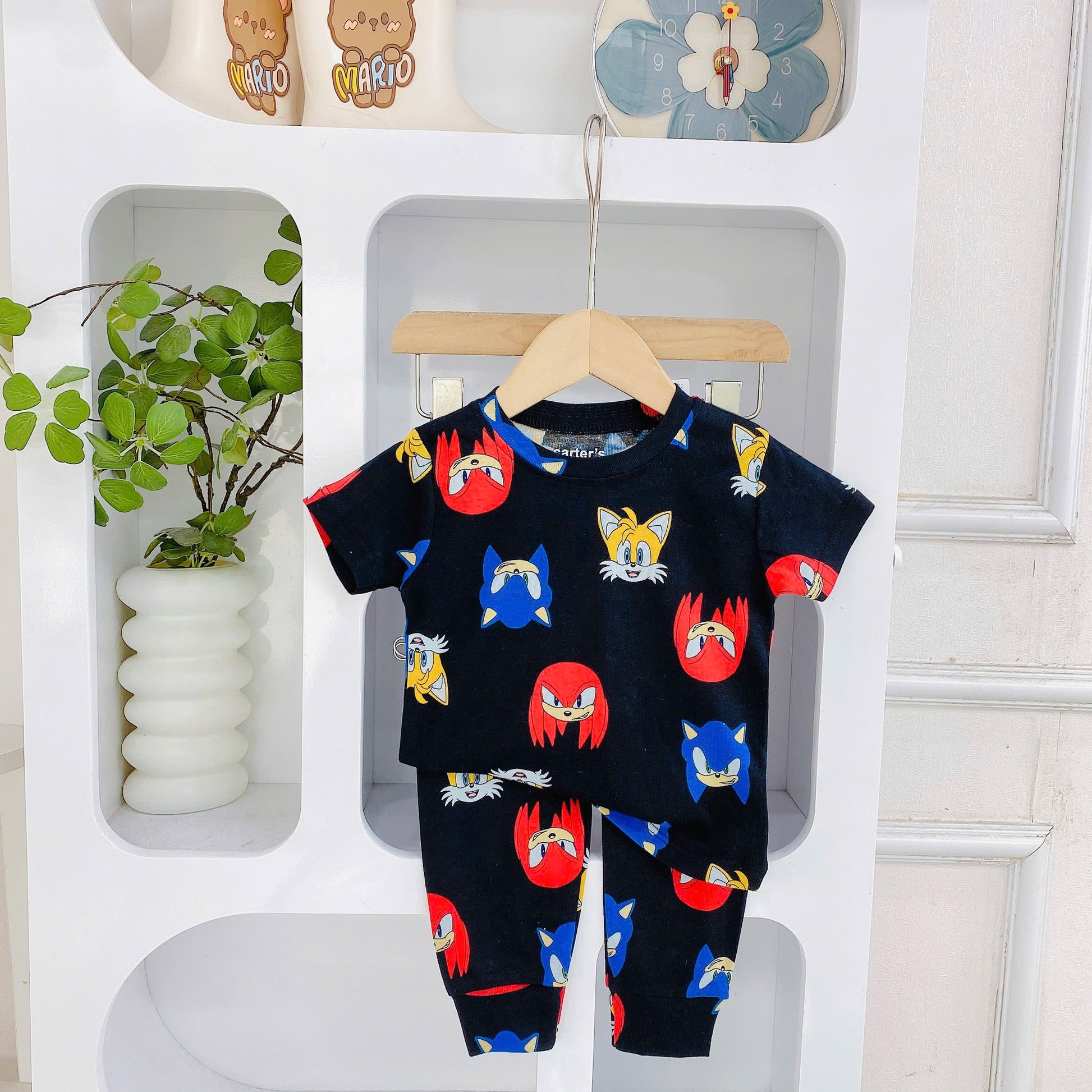 Short Sleeves Long Pants Pyjamas