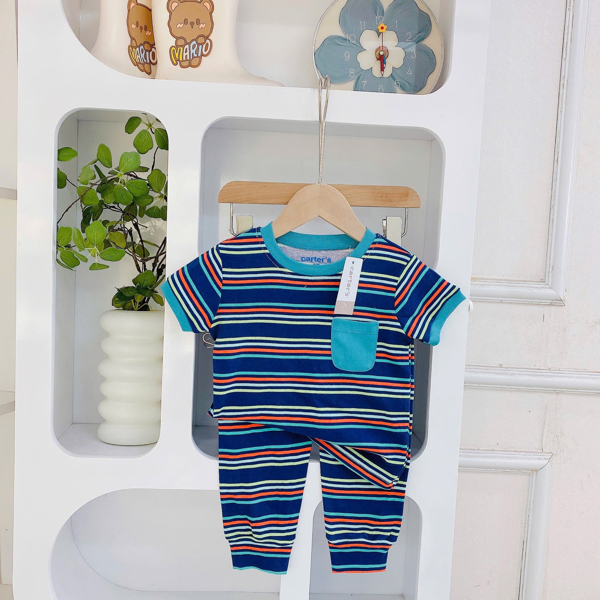Plain Stripes Pyjamas up till 12T