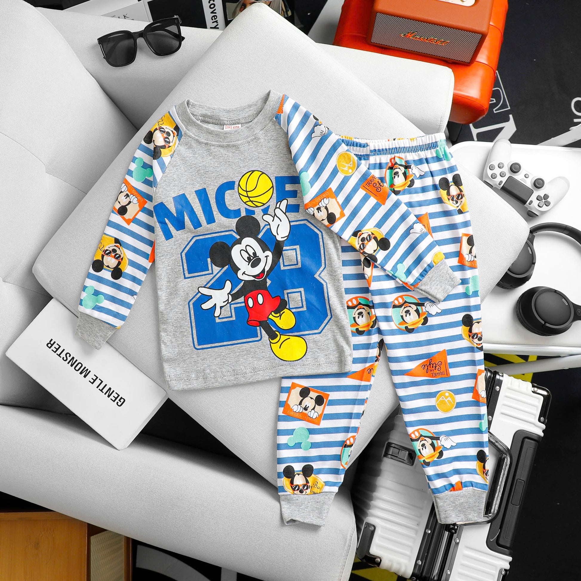 Printed Long Sleeves Pyjamas