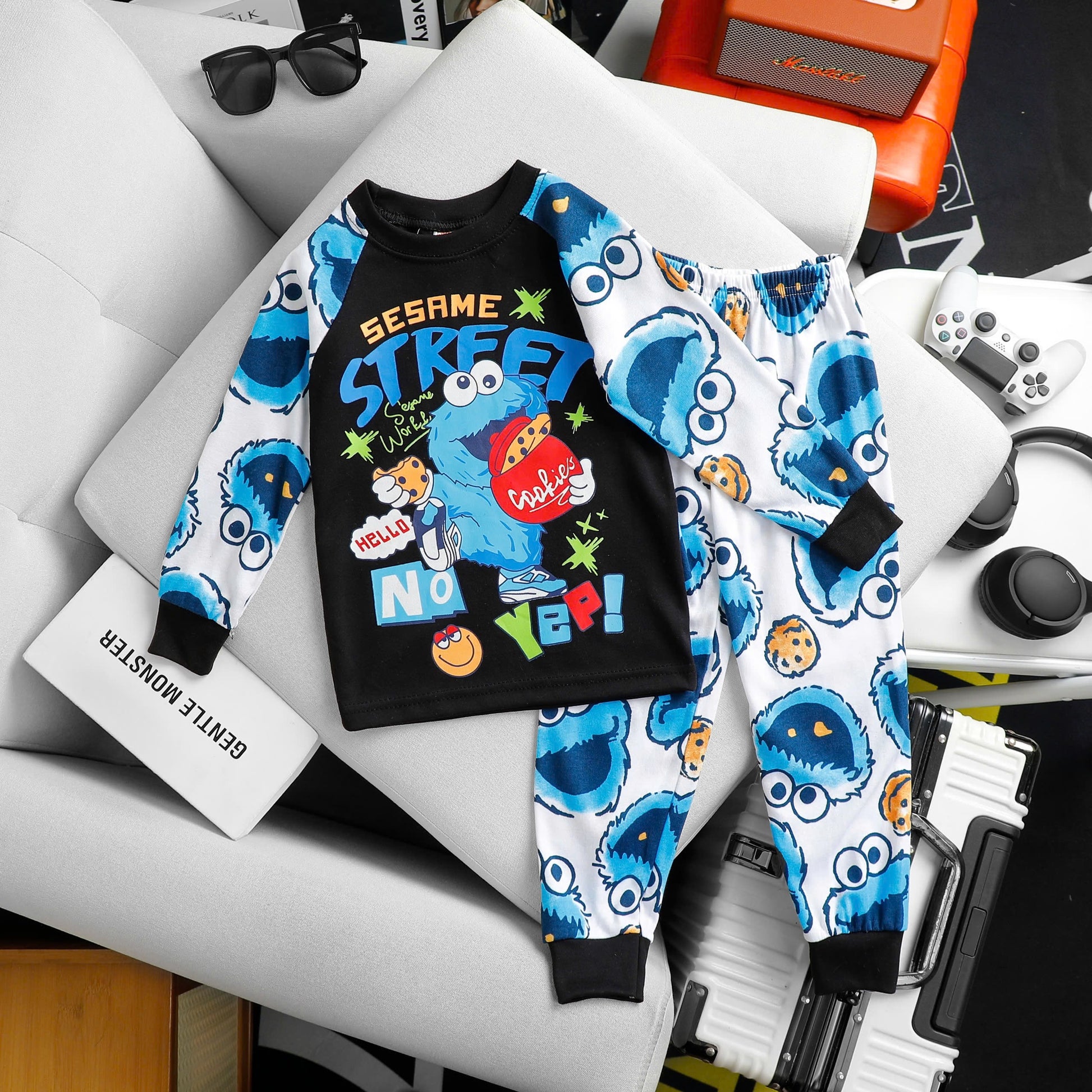 Printed Long Sleeves Pyjamas