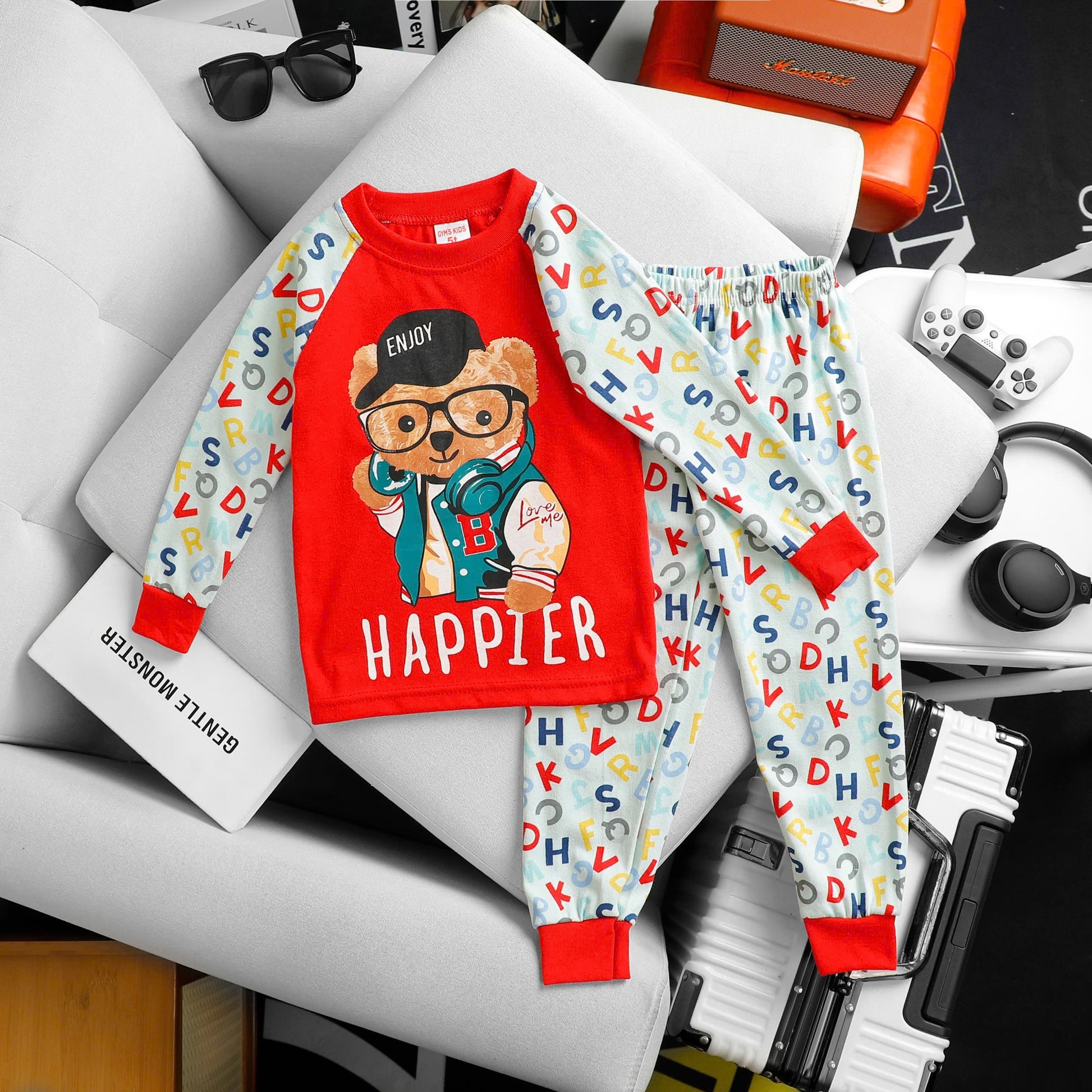 Printed Long Sleeves Pyjamas