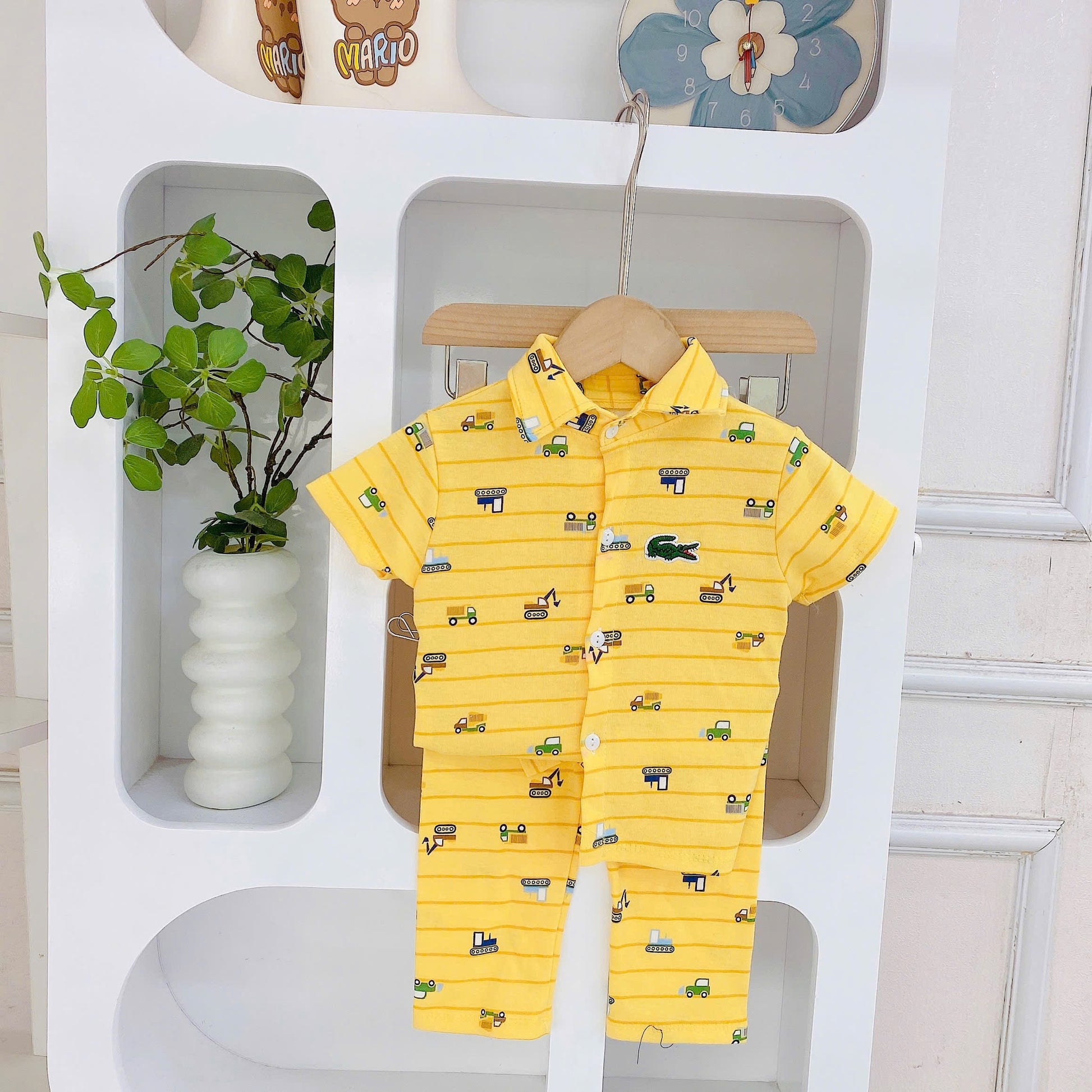 Shirt Set with Long Pants