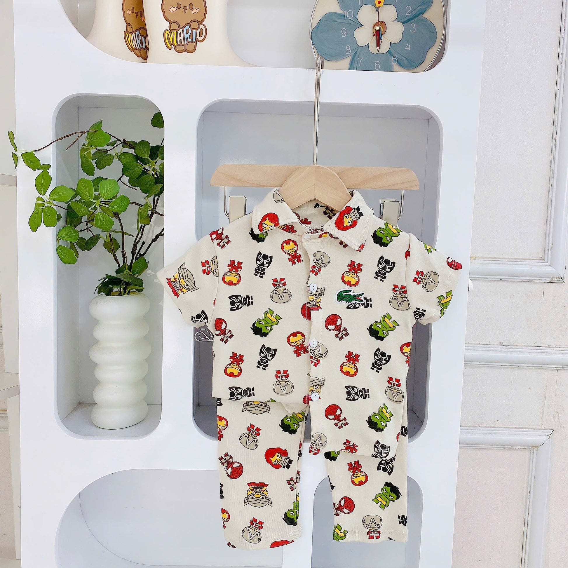 Shirt Set with Long Pants