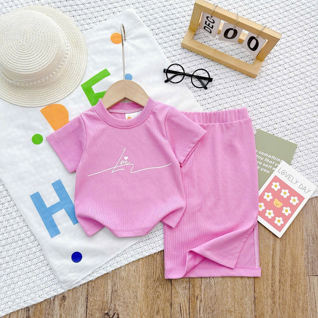 Plain Skirt Set