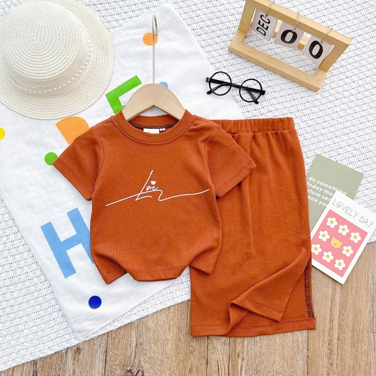 Plain Skirt Set