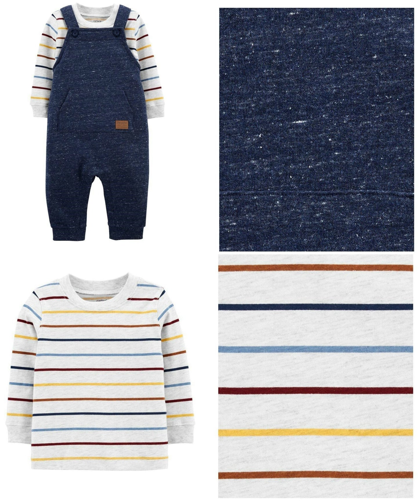 Babies 2pc Overall Carters