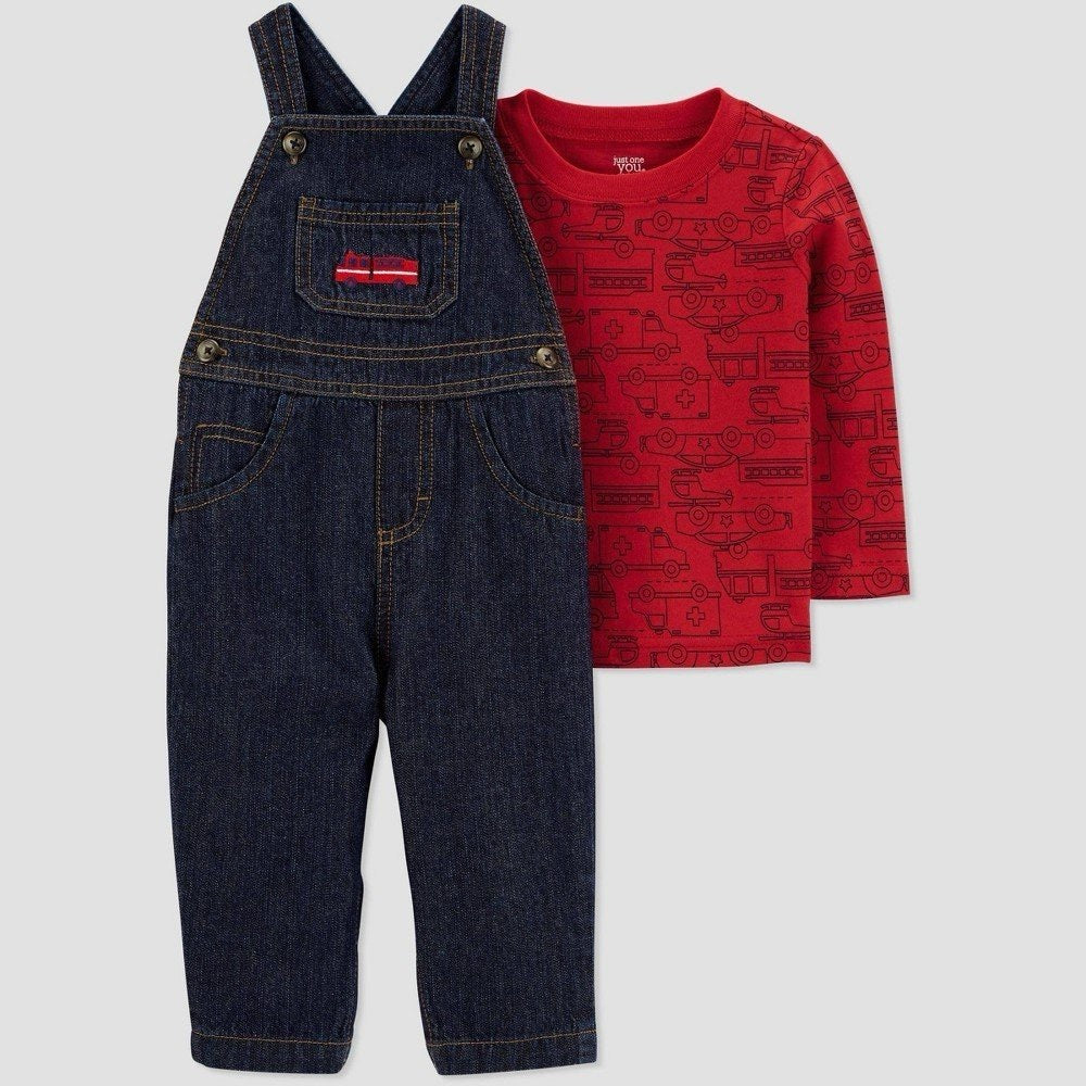 Babies 2pc Overall Carters