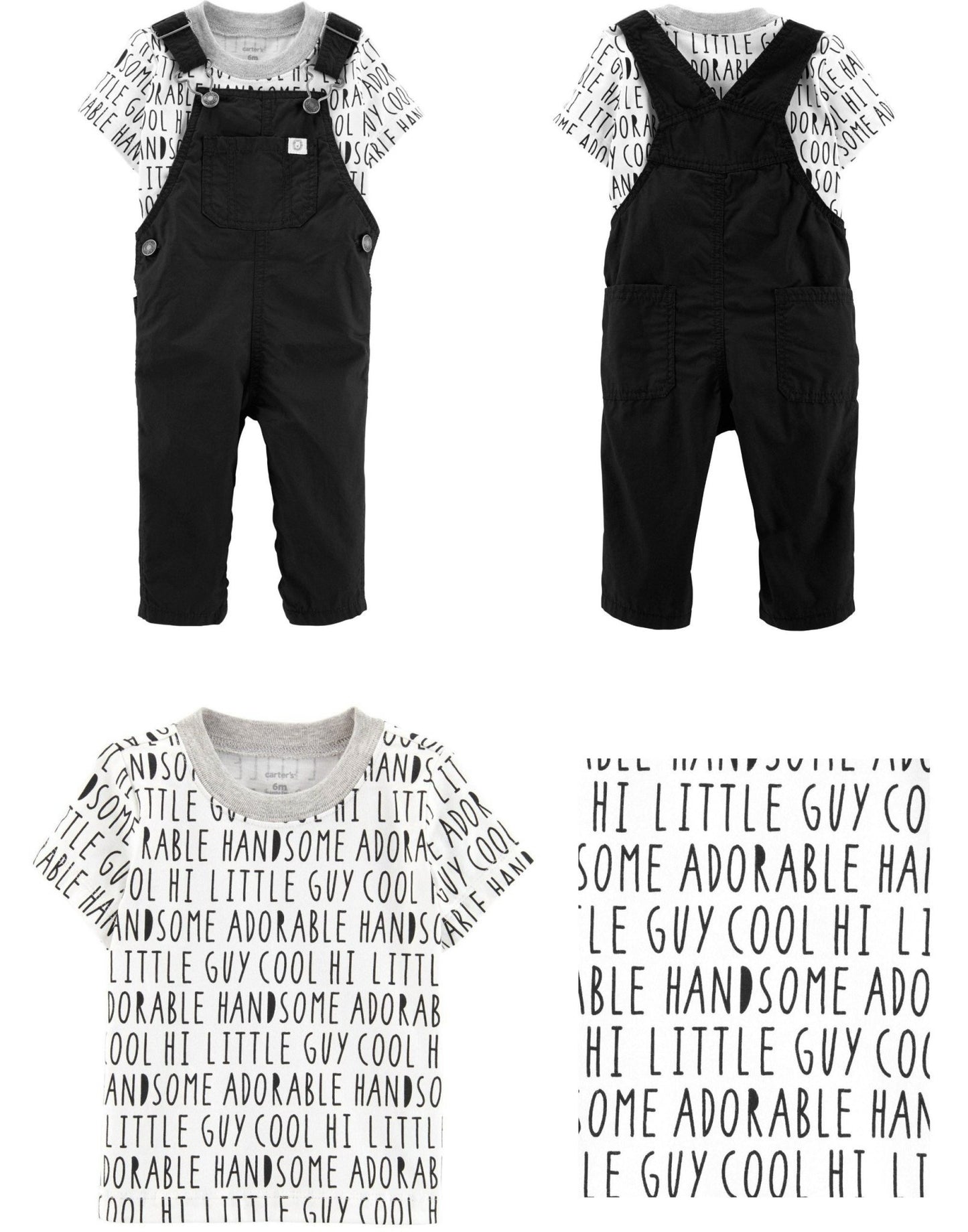 Babies 2pc Overall Carters