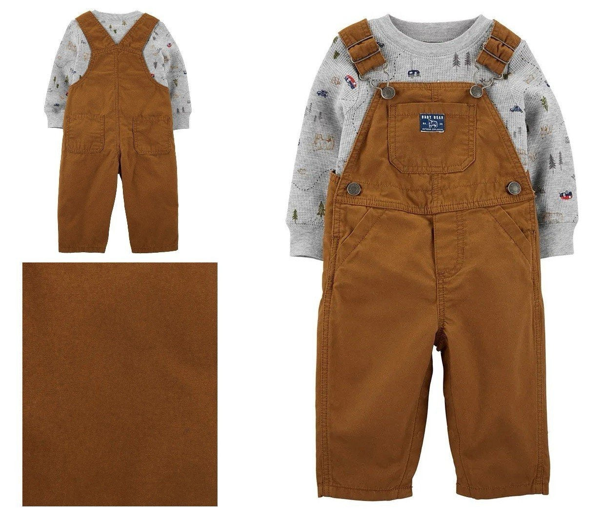 Babies 2pc Overall Carters