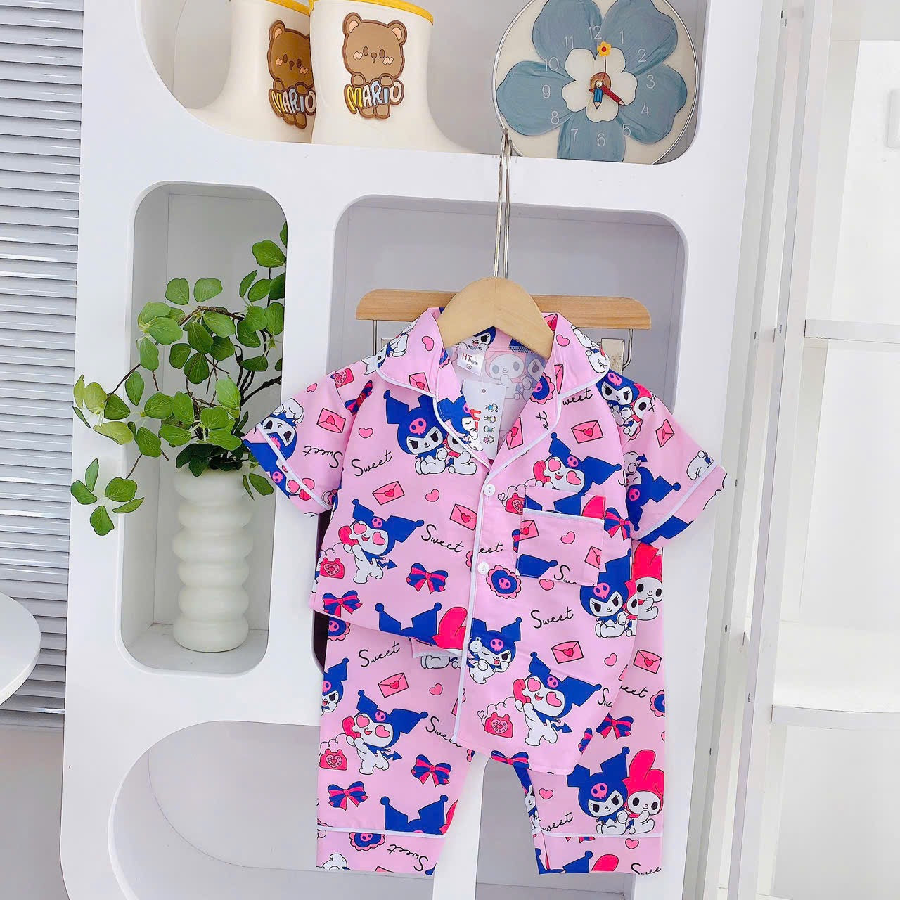 HT Button Down Pyjamas