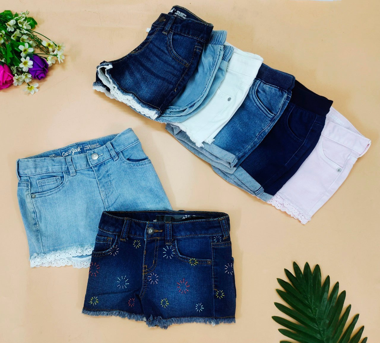 Girls Denim Short