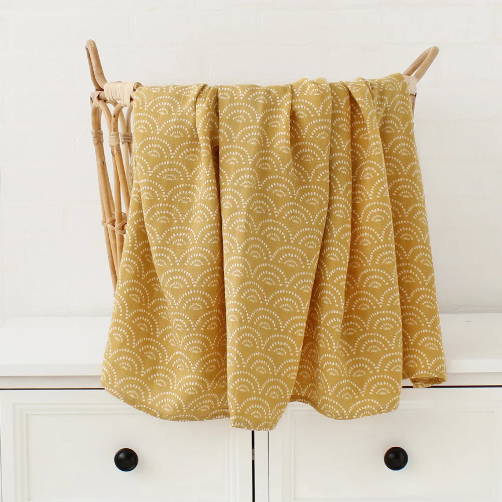 Muslin Swaddle Blanket Baby Bamboo Cotton 60X60 / 120X120