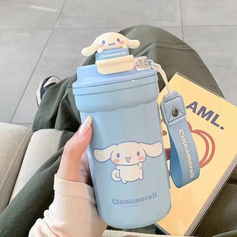 Sanrio Straw Thermos Bottle
