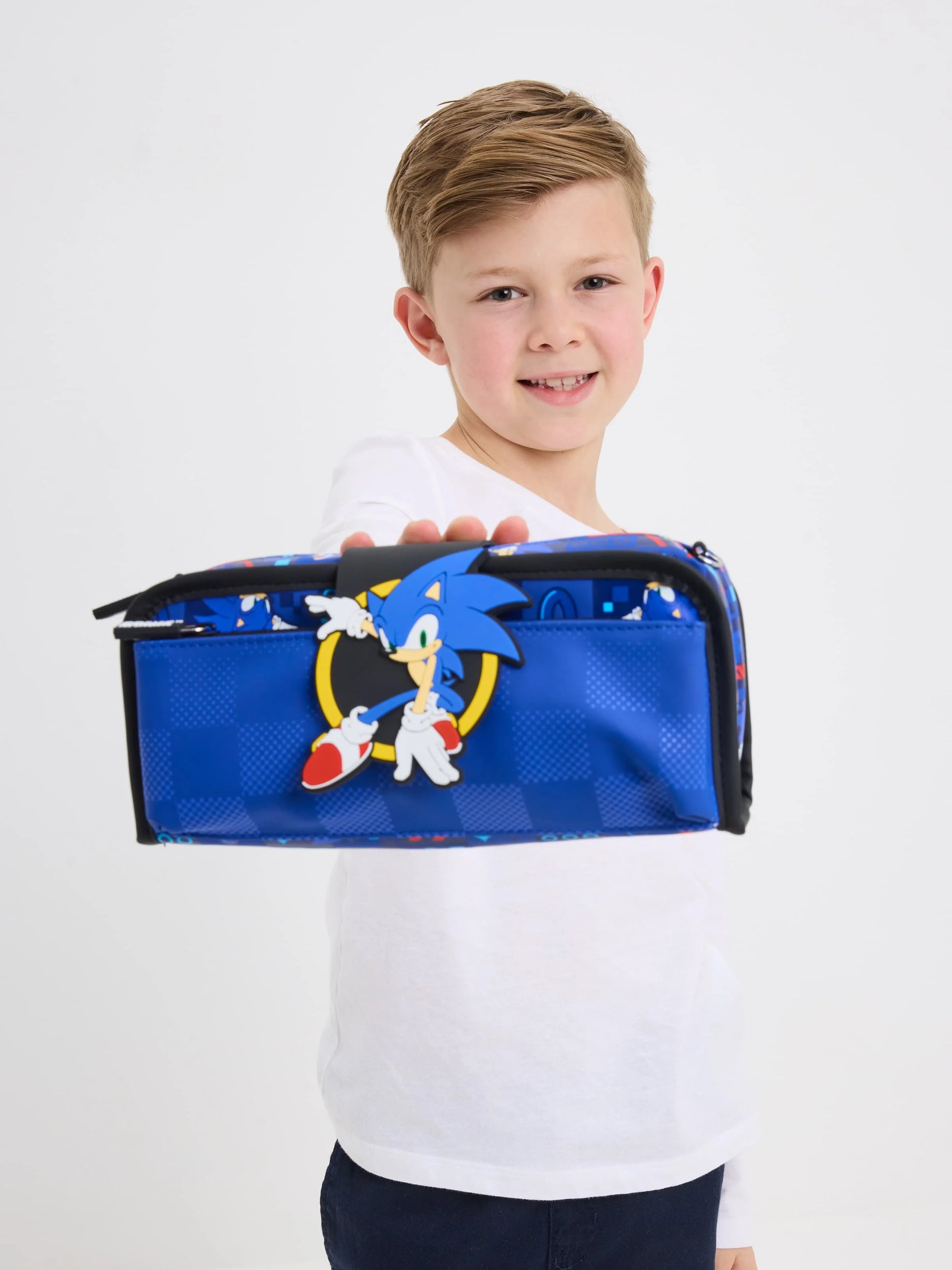 Smiggle Sonic Cartoon Series Children School Bag Backpack