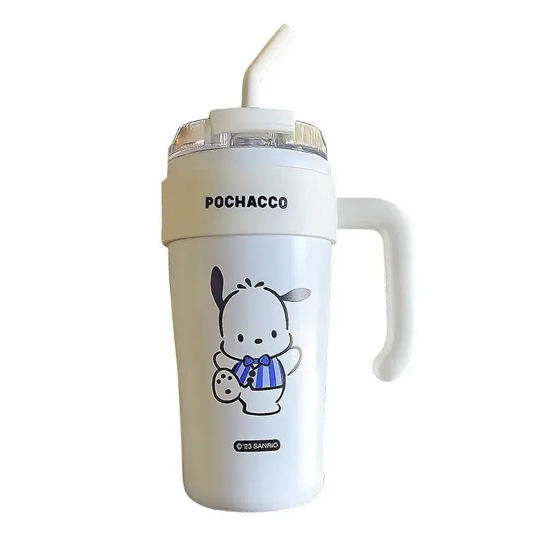 Sanrio Straw Thermos Bottle