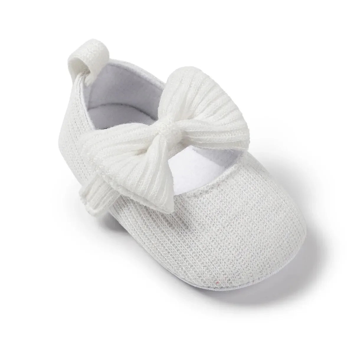 Meckior Spring Sole Baby Girl Shoes Newborn Bow Love First Walkers Anti-slip Baby Casual Shoes Moccasins