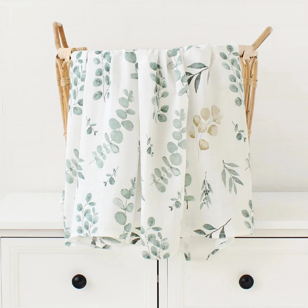 Muslin Swaddle Blanket Baby Bamboo Cotton 60X60 / 120X120