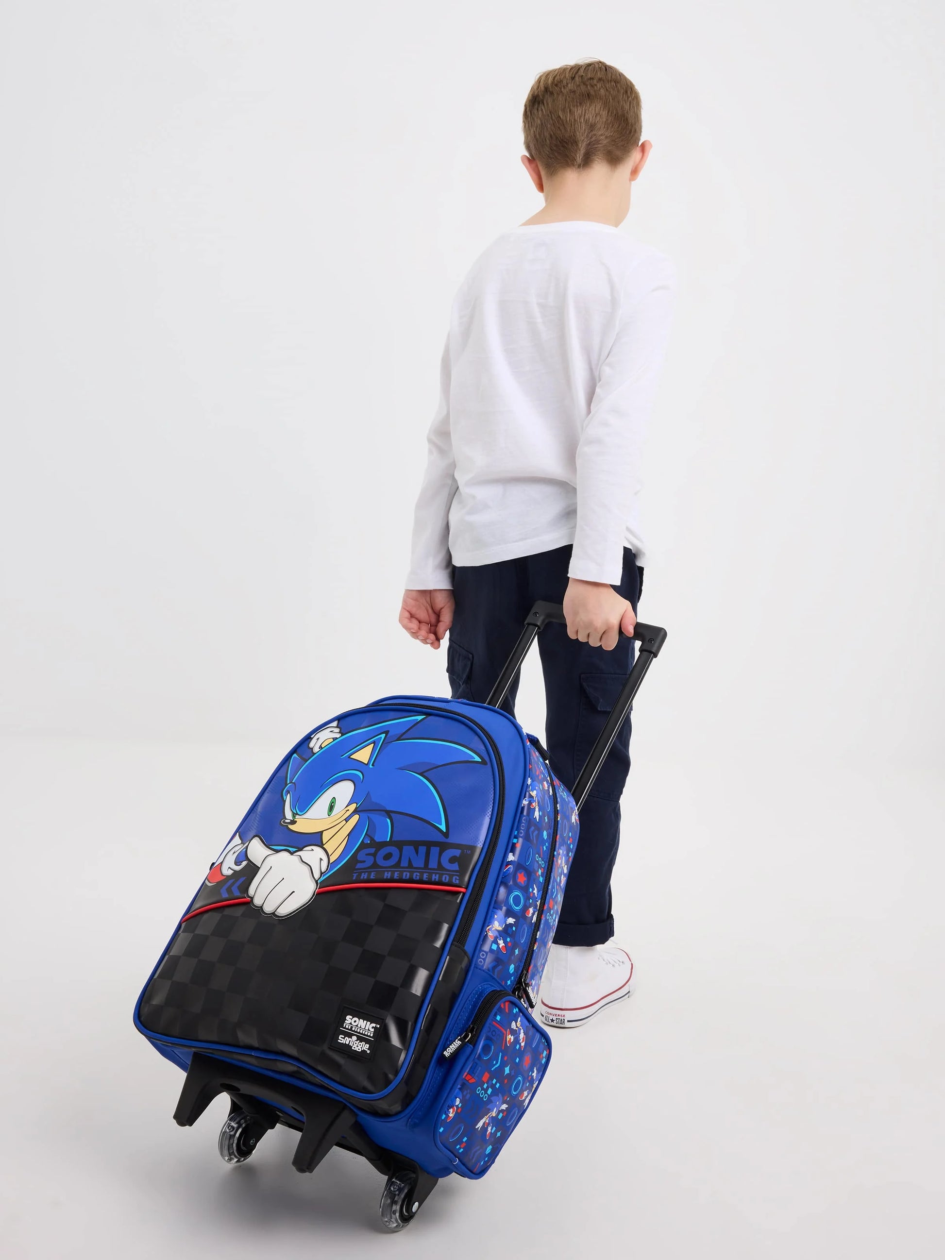 Smiggle Sonic Cartoon Series Children School Bag Backpack