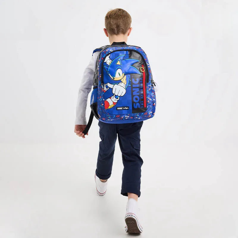 Smiggle Sonic Cartoon Series Children School Bag Backpack