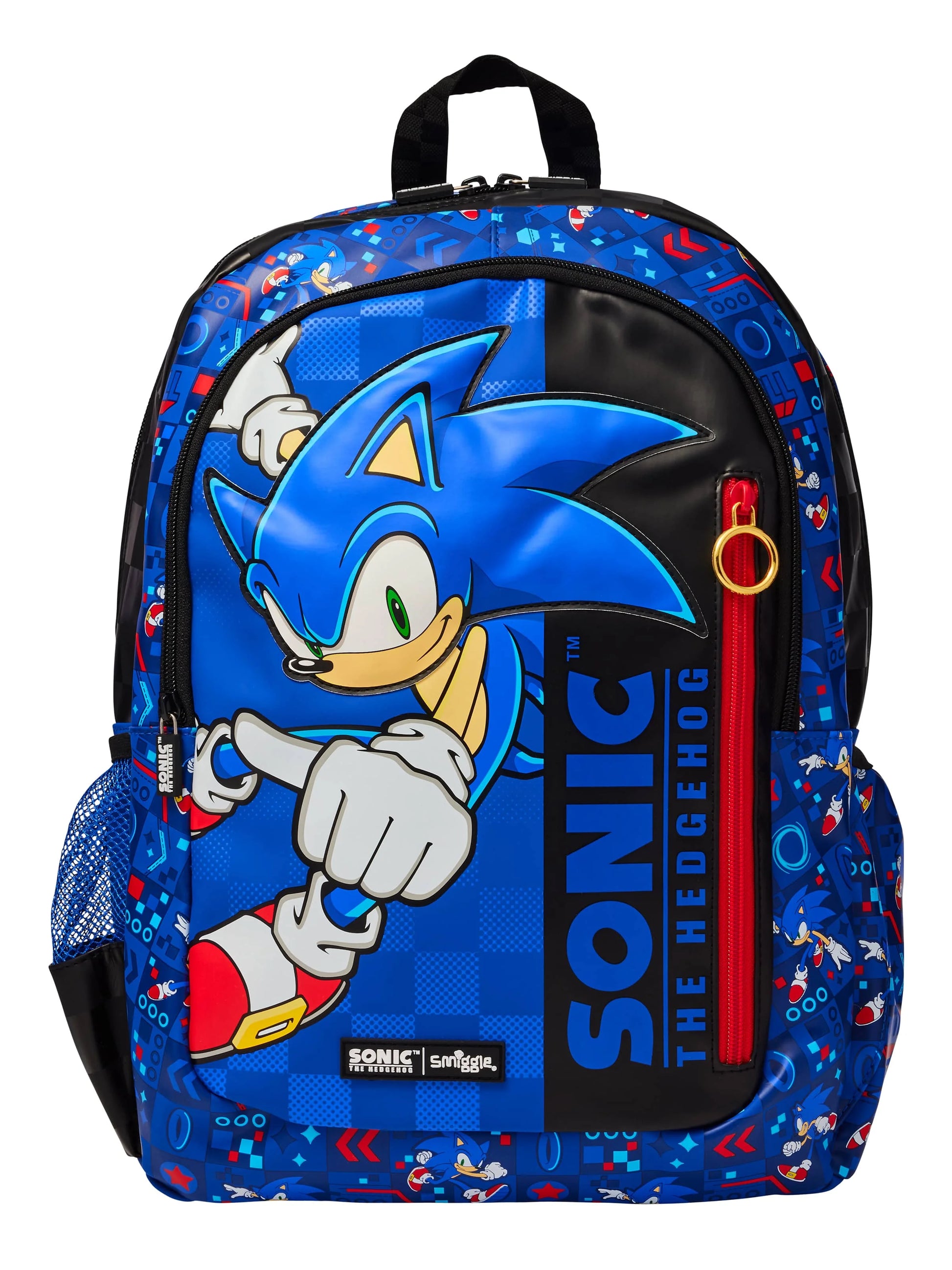 Smiggle Sonic Cartoon Series Children School Bag Backpack